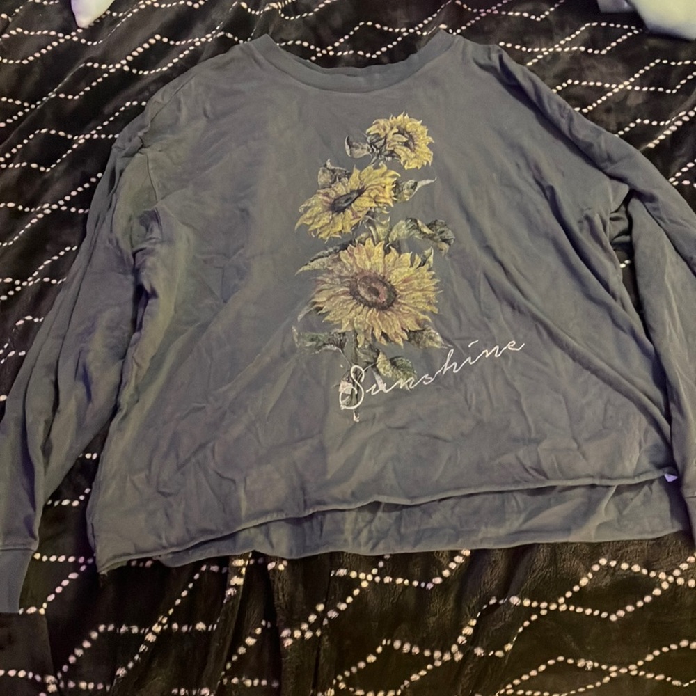 Long sleeve sunflower